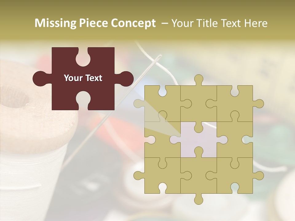 Thorn White Tailor PowerPoint Template