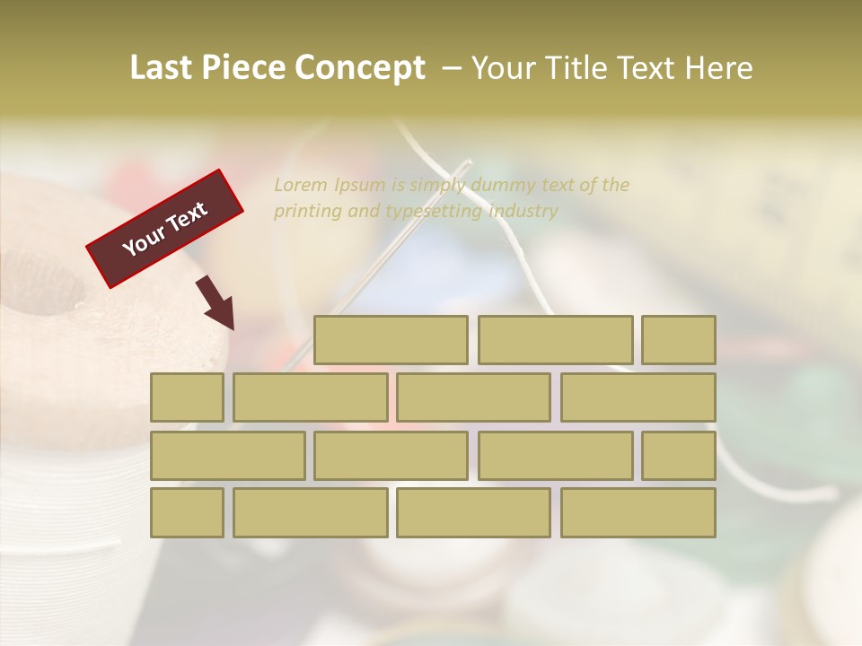 Thorn White Tailor PowerPoint Template