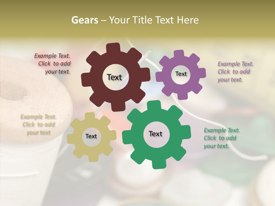 Thorn White Tailor PowerPoint Template