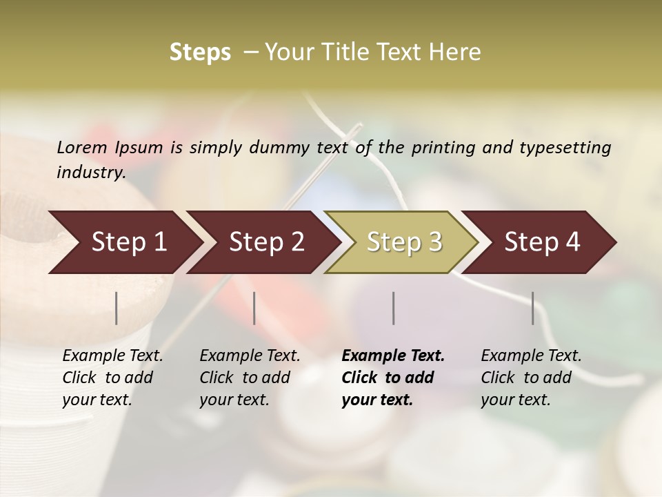 Thorn White Tailor PowerPoint Template