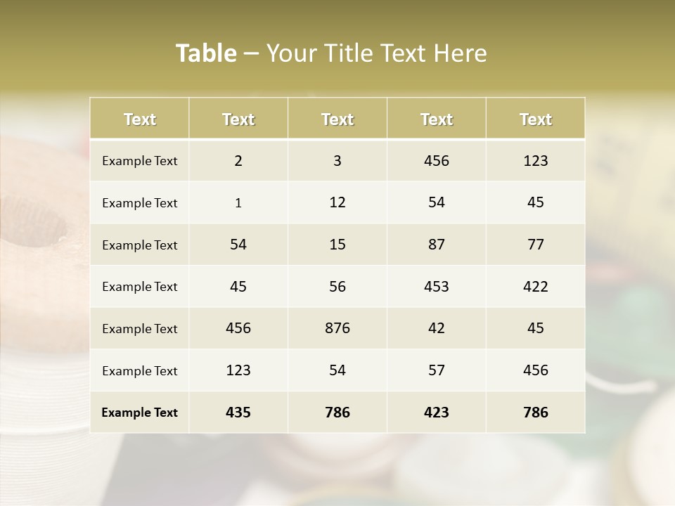 Thorn White Tailor PowerPoint Template