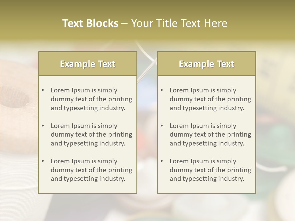 Thorn White Tailor PowerPoint Template