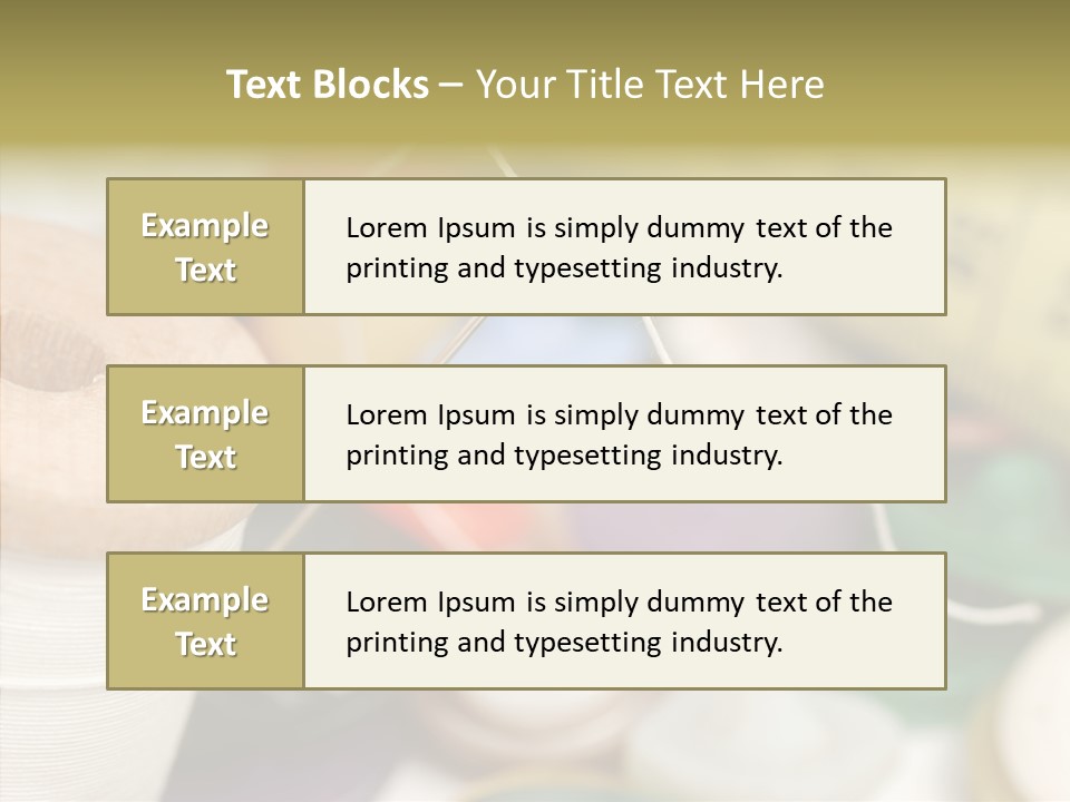 Thorn White Tailor PowerPoint Template