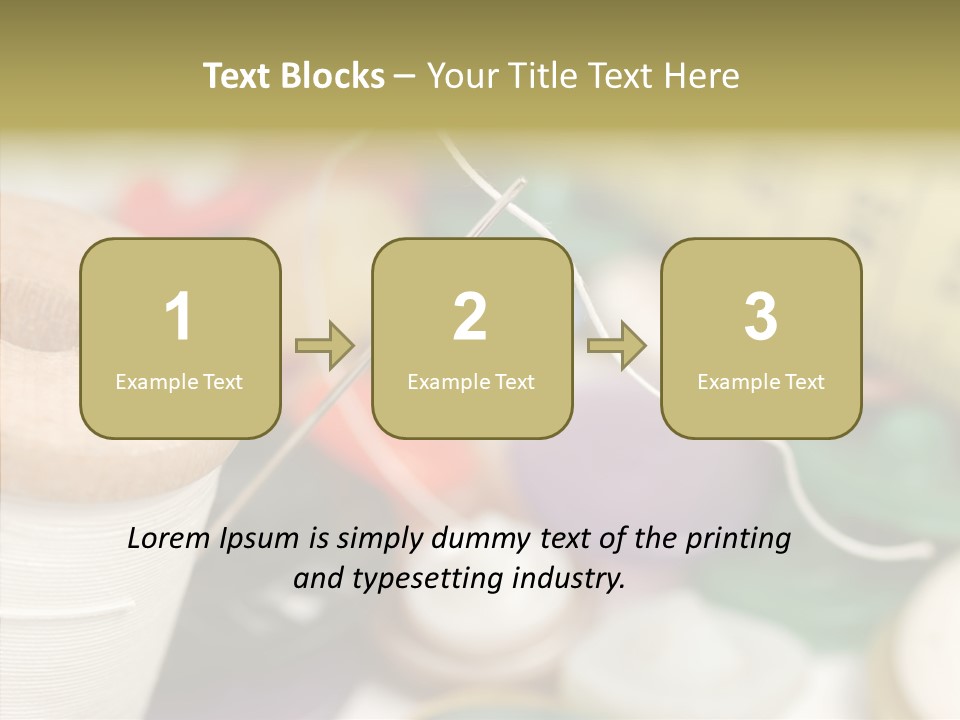 Thorn White Tailor PowerPoint Template