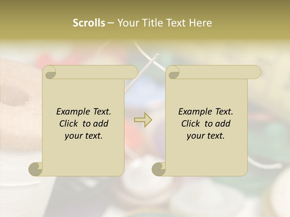 Thorn White Tailor PowerPoint Template
