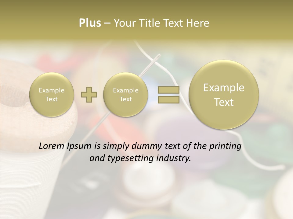 Thorn White Tailor PowerPoint Template