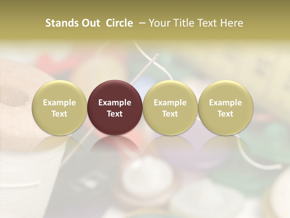 Thorn White Tailor PowerPoint Template