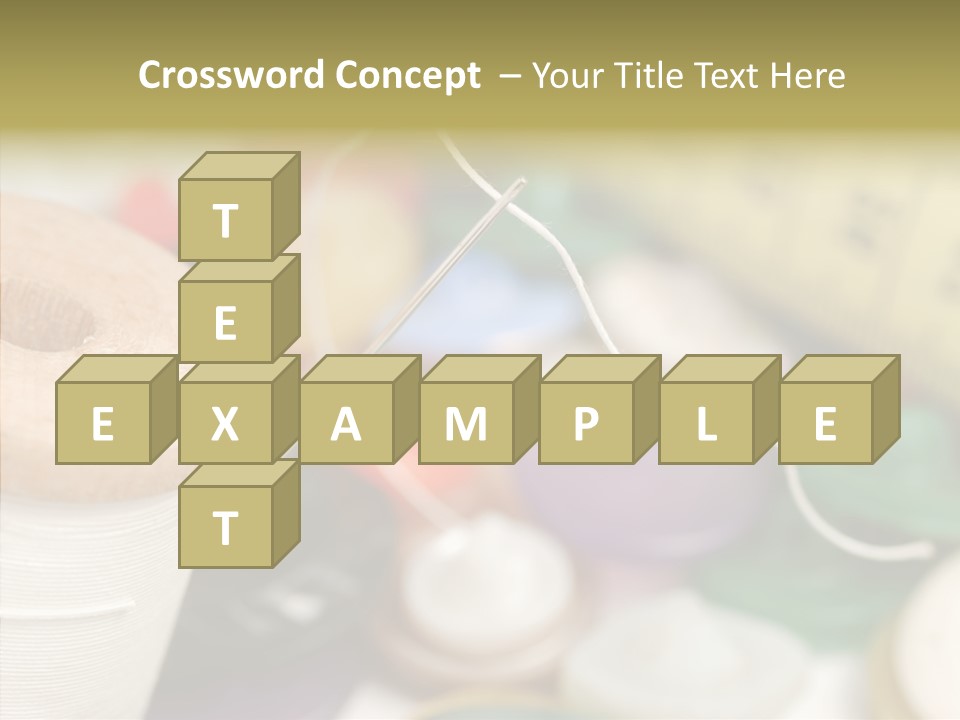 Thorn White Tailor PowerPoint Template