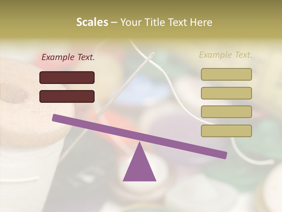 Thorn White Tailor PowerPoint Template