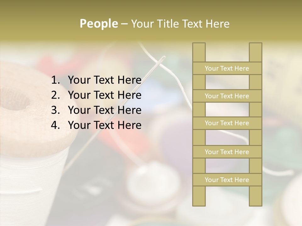 Thorn White Tailor PowerPoint Template