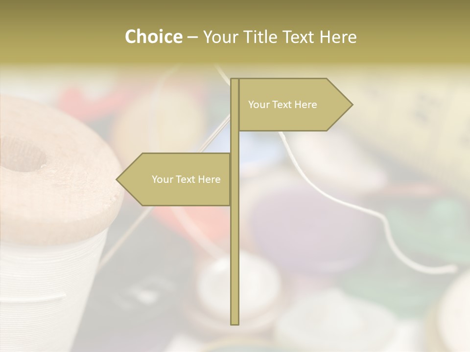 Thorn White Tailor PowerPoint Template