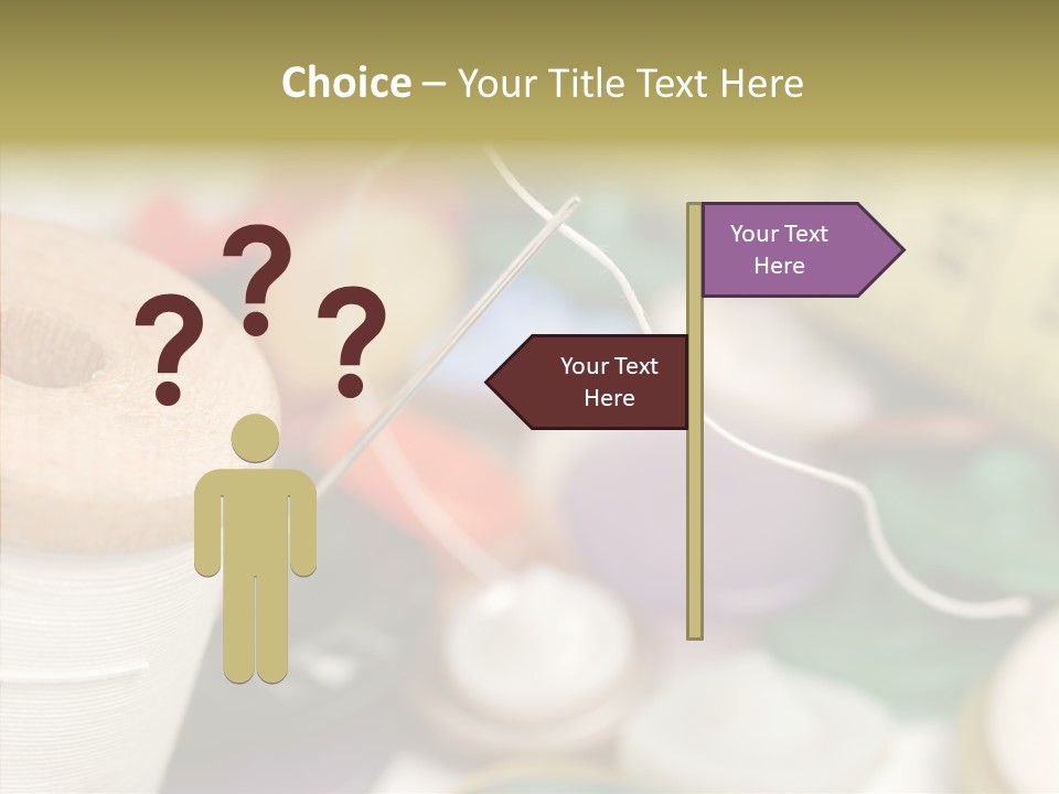 Thorn White Tailor PowerPoint Template