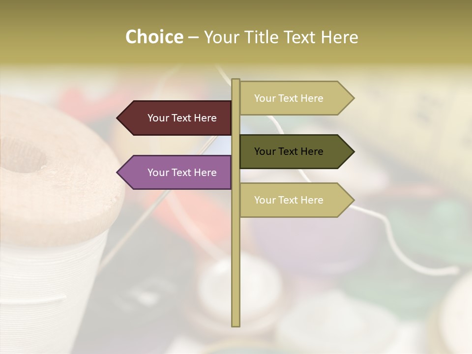 Thorn White Tailor PowerPoint Template