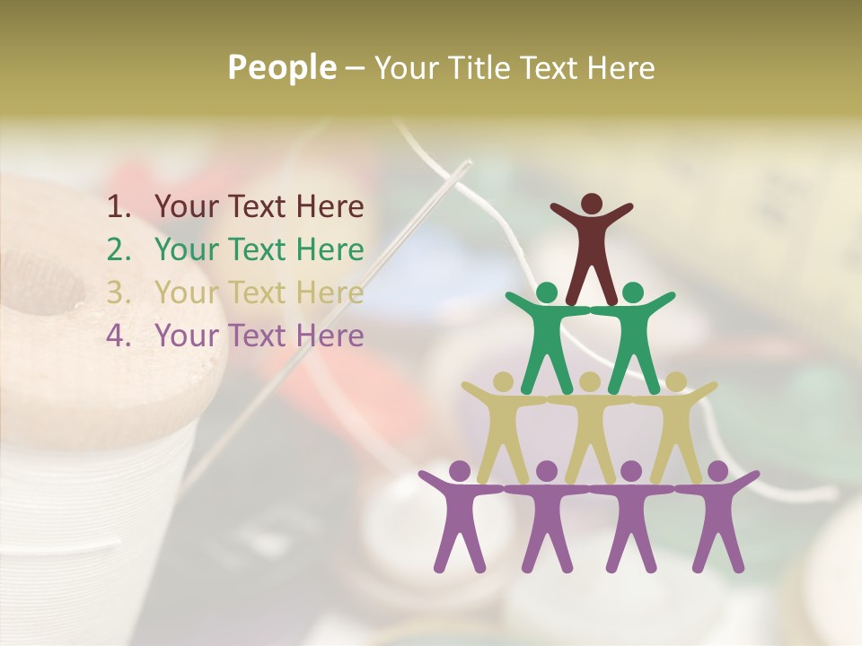 Thorn White Tailor PowerPoint Template