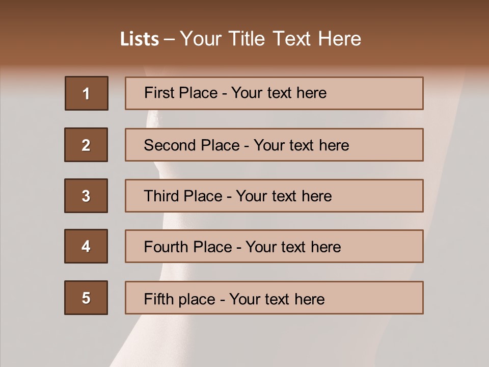 Woman Skin Anatomy PowerPoint Template