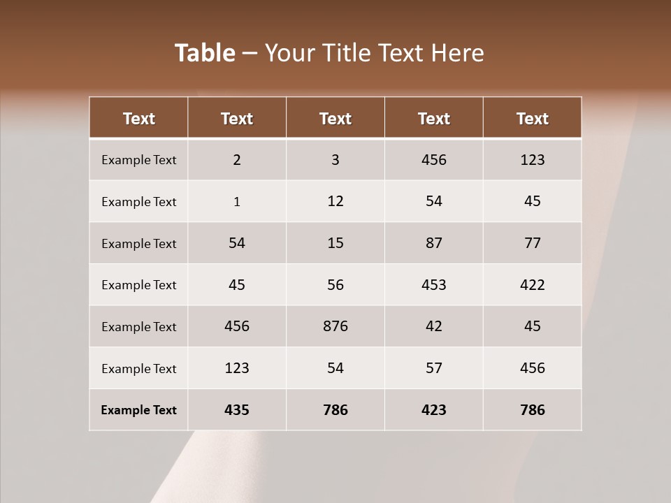 Woman Skin Anatomy PowerPoint Template