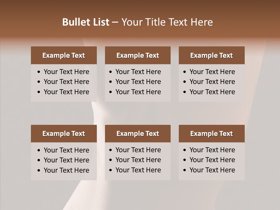 Woman Skin Anatomy PowerPoint Template