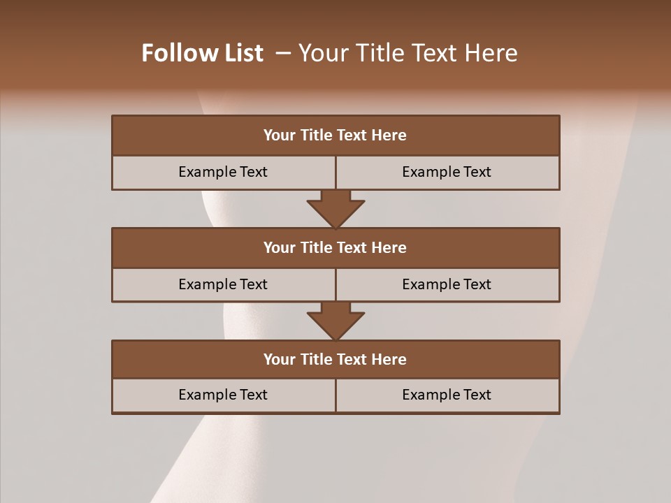 Woman Skin Anatomy PowerPoint Template