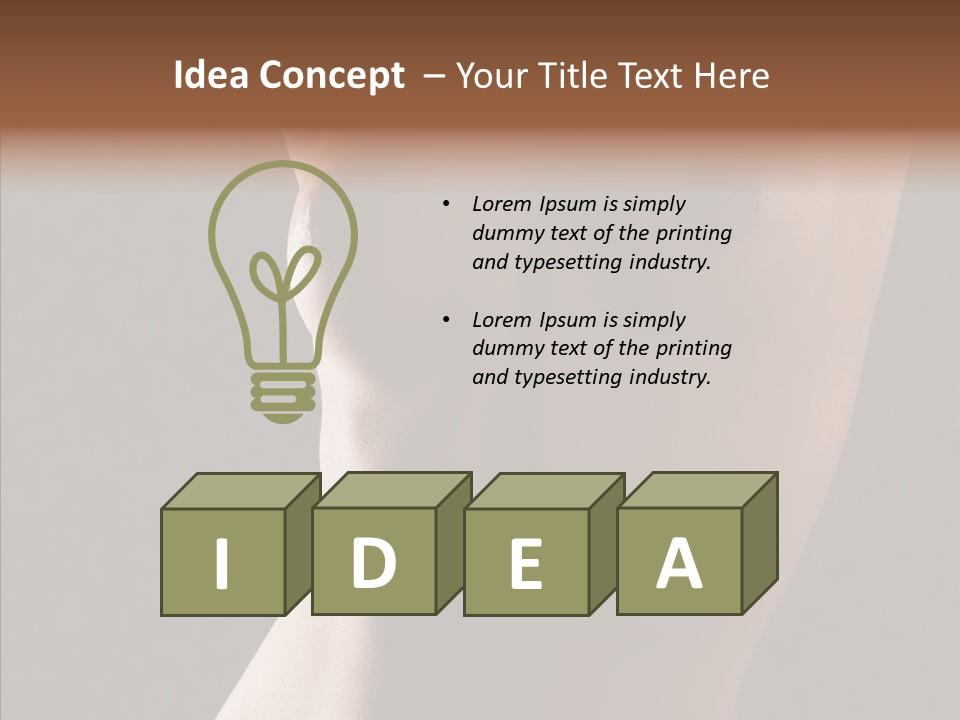 Woman Skin Anatomy PowerPoint Template