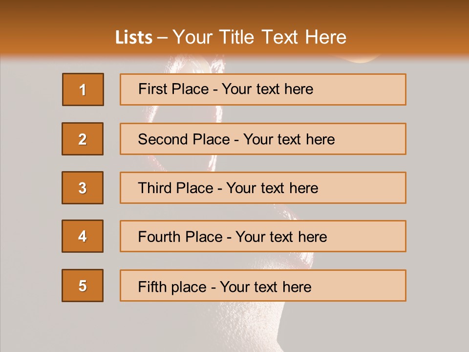 Glamor Eat Exotic PowerPoint Template