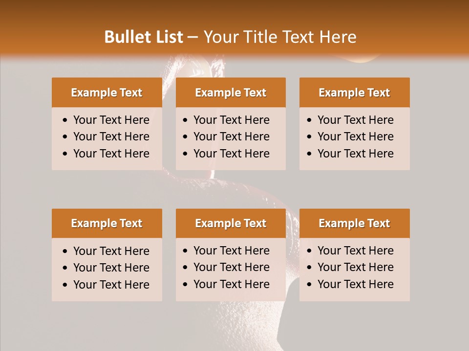 Glamor Eat Exotic PowerPoint Template