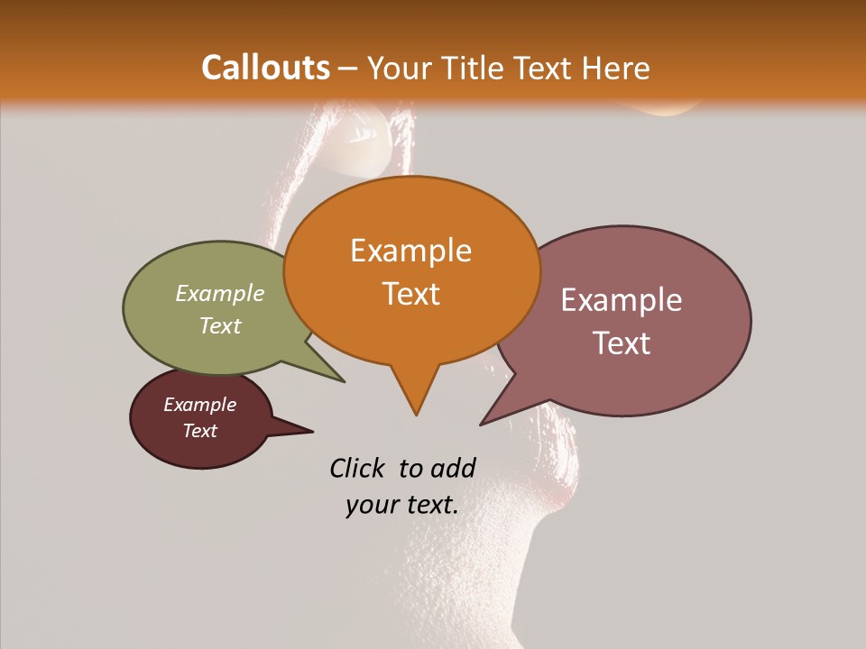 Glamor Eat Exotic PowerPoint Template