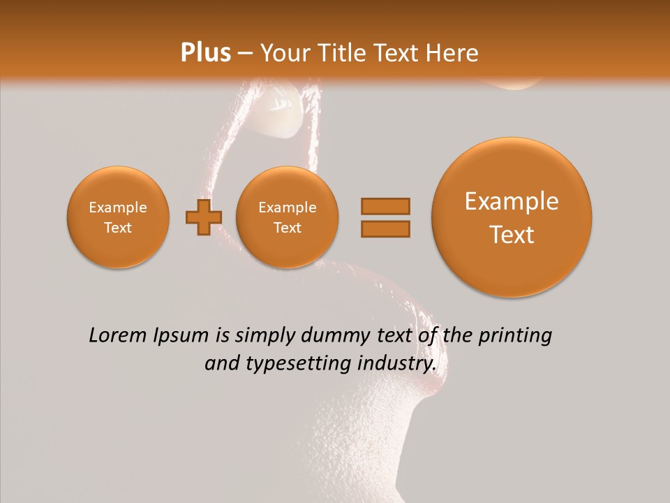 Glamor Eat Exotic PowerPoint Template