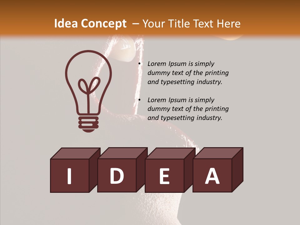 Glamor Eat Exotic PowerPoint Template