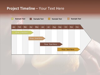 Red Woman Lips With Hand Holding Lemon PowerPoint Template