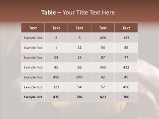 Red Woman Lips With Hand Holding Lemon PowerPoint Template