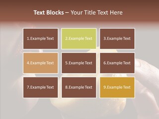 Red Woman Lips With Hand Holding Lemon PowerPoint Template