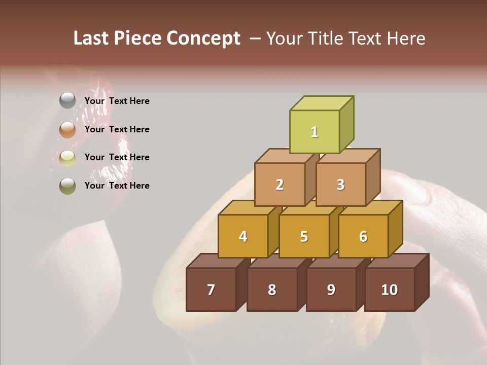 Red Woman Lips With Hand Holding Lemon PowerPoint Template