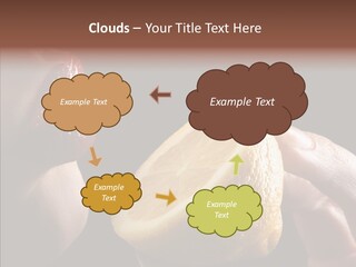 Red Woman Lips With Hand Holding Lemon PowerPoint Template