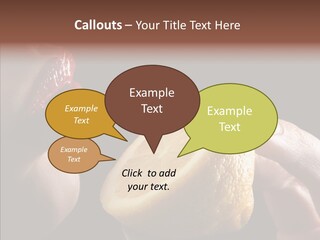 Red Woman Lips With Hand Holding Lemon PowerPoint Template