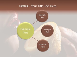 Red Woman Lips With Hand Holding Lemon PowerPoint Template