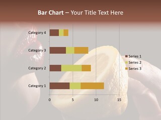 Red Woman Lips With Hand Holding Lemon PowerPoint Template