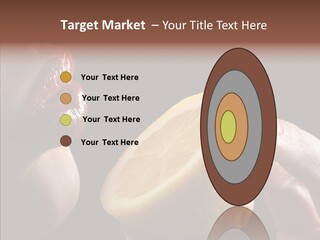 Red Woman Lips With Hand Holding Lemon PowerPoint Template