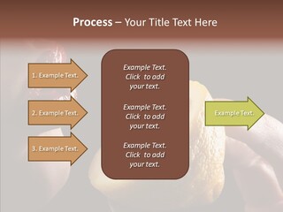 Red Woman Lips With Hand Holding Lemon PowerPoint Template