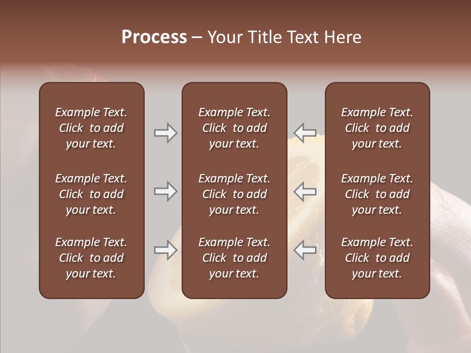 Red Woman Lips With Hand Holding Lemon PowerPoint Template