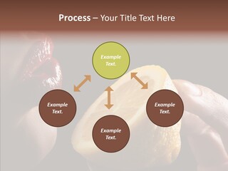 Red Woman Lips With Hand Holding Lemon PowerPoint Template