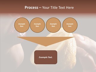 Red Woman Lips With Hand Holding Lemon PowerPoint Template