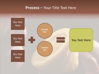 Red Woman Lips With Hand Holding Lemon PowerPoint Template