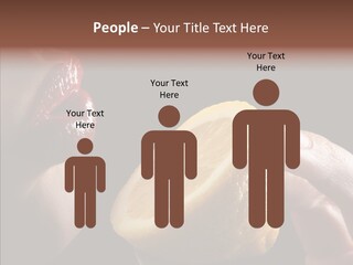 Red Woman Lips With Hand Holding Lemon PowerPoint Template