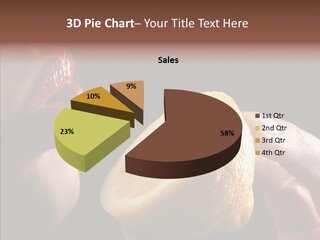 Red Woman Lips With Hand Holding Lemon PowerPoint Template