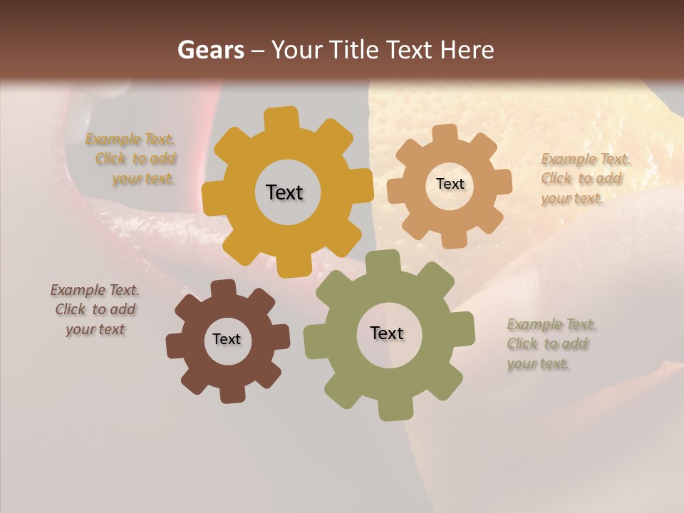 People Lips Health PowerPoint Template