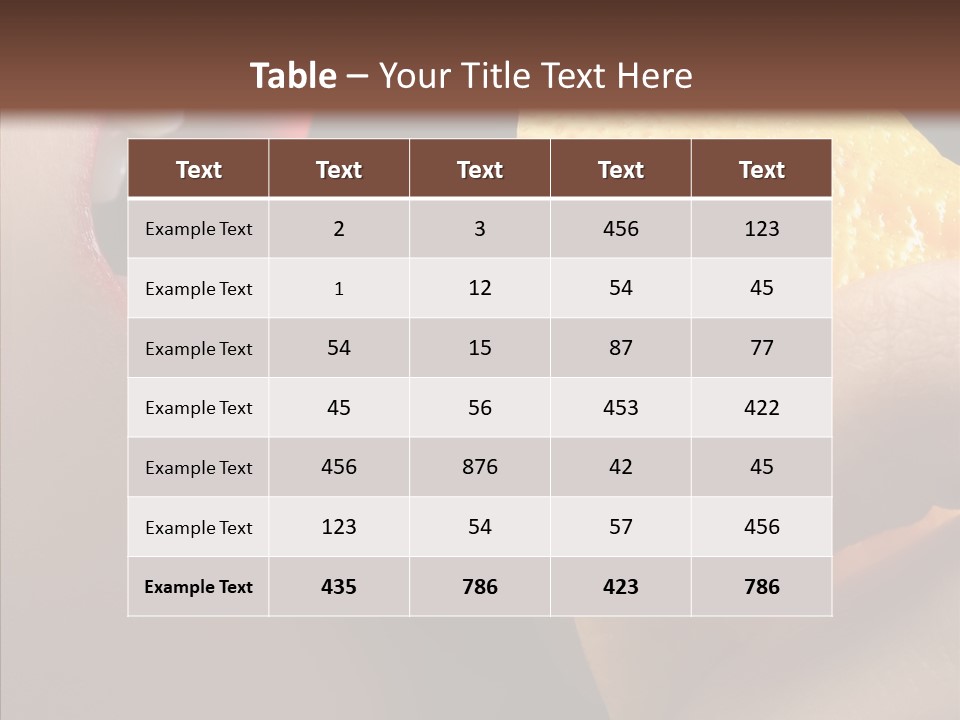 People Lips Health PowerPoint Template