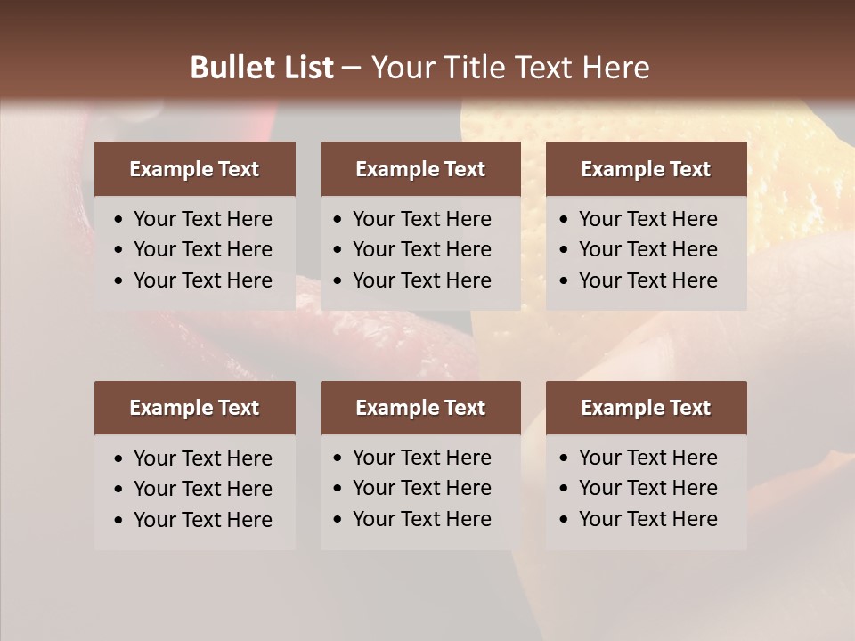 People Lips Health PowerPoint Template