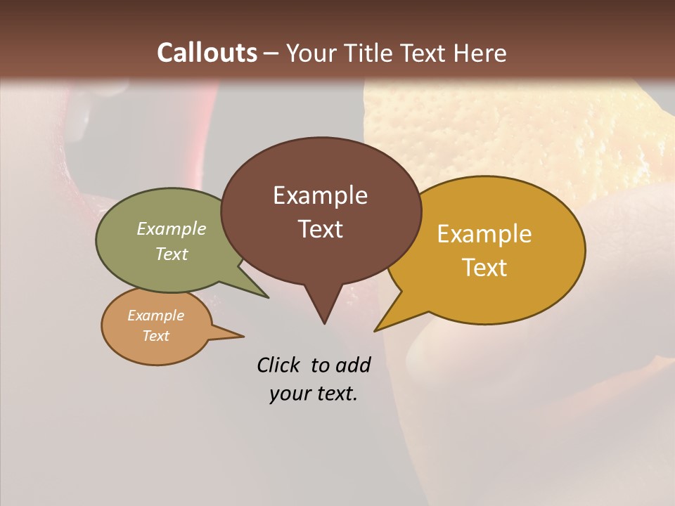 People Lips Health PowerPoint Template