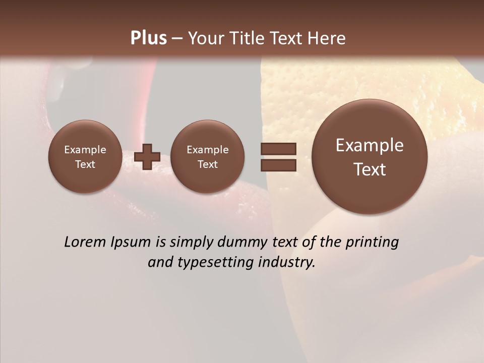 People Lips Health PowerPoint Template