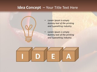 People Lips Health PowerPoint Template